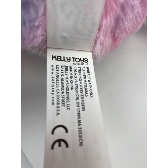 Squishmallow 22" Jumbo Large tye dye Frog Plush Pink Glitter Eyes Original - Picture 10 of 10